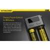 NITECORE i2 NEW inteligentní nabíječka-dvě nezávislé pozice, nabíjí Li-Ion, Ni-MH, Ni-Cd, 12/230V