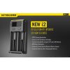 NITECORE i2 NEW inteligentní nabíječka-dvě nezávislé pozice, nabíjí Li-Ion, Ni-MH, Ni-Cd, 12/230V
