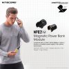 NITECORE MPB21700 magnetická násada pro akumulátory NL2150HPi , umožňuje nabíjení i vybíjení (powerbanka)