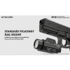 NITECORE NPL30  podvěsná pistolová svítilna, 1200 lm, 2x CR123A