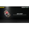 NITECORE NU06MI vojenské poziční signální světlo s červenou/modrou/zelenou a IR LED, USB-C nabíjecí