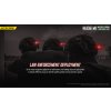 NITECORE NU06MI vojenské poziční signální světlo s červenou/modrou/zelenou a IR LED, USB-C nabíjecí