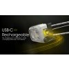 NITECORE NU21 čelovka, USB-C nabíjecí, 360lm, integrovaný Li-ion aku. 500 mAh, černá