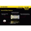 NITECORE RCR123A nabíjecí Li-Ion aku, 650mAh 3,7V 2,4Wh