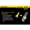 NITECORE RCR123A nabíjecí Li-Ion aku, 650mAh 3,7V 2,4Wh