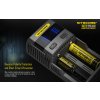 NITECORE SC2 digitální rychlonabíječka- dvě nezávislé pozice, nabíjí Li-Ion, Ni-MH, Ni-Cd, 12/230V
