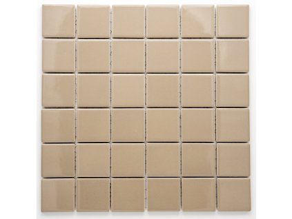 MC48 008 keramická mozaika hnědá 48x48mm