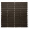 MCB 011 keramická mozaika hnědá 73x22mm