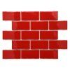 4737 keramicka mozaika cervena 50x100mm