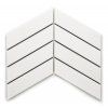 1245 keramicka mozaika biela 180x52mm