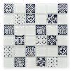 1452 sklenena mozaika viacfarebna patchwork 48x48x8mm