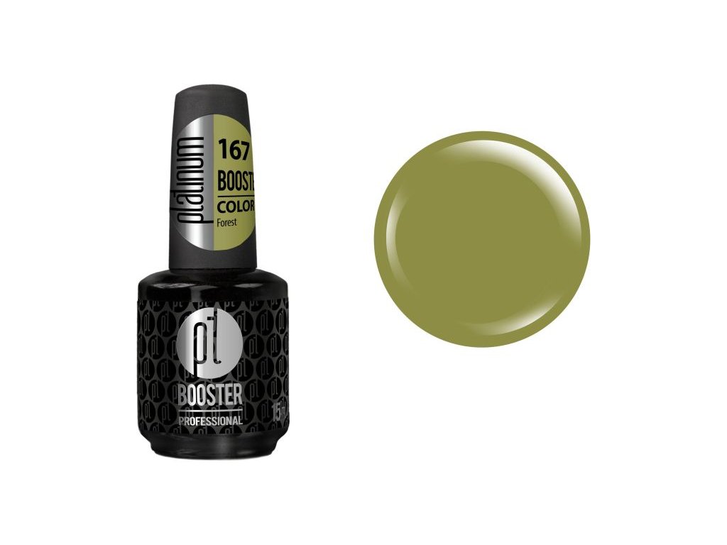 Platinum LED-tech BOOSTER COLOR Forest (167), 15ml - Sơn-gel KHÔNG MÀI