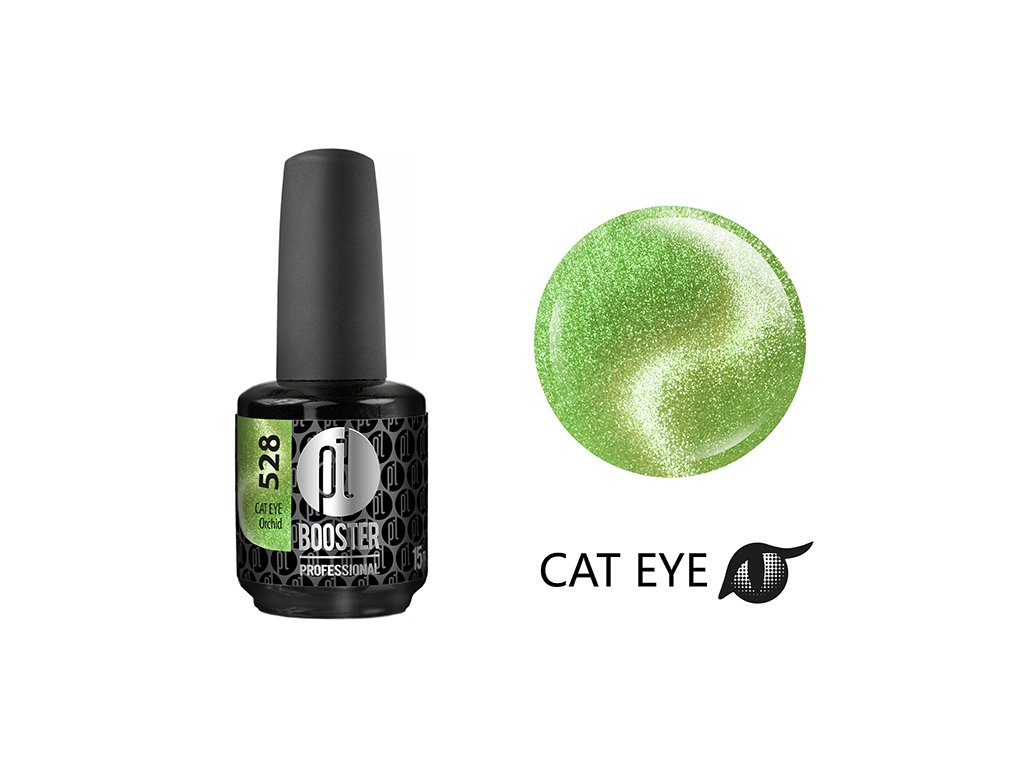Platinum LED-tech BOOSTER COLOR Cat Eye Pastel - Orchid (528), 15ml - Gel-lak BEZ PILOVÁNÍ