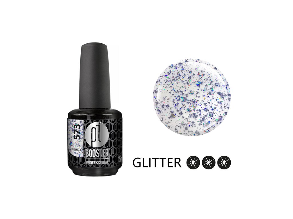 Platinum LED-tech BOOSTER COLOR - Orchestra (573), 15ml - Gel-lak BEZ PILOVÁNÍ