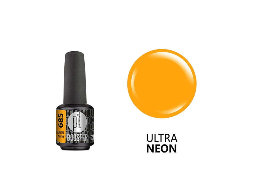 Platinum LED-tech BOOSTER COLOR - Ultra Neon - Norma (685), 7,8ml - Gel-lak BEZ PILOVÁNÍ