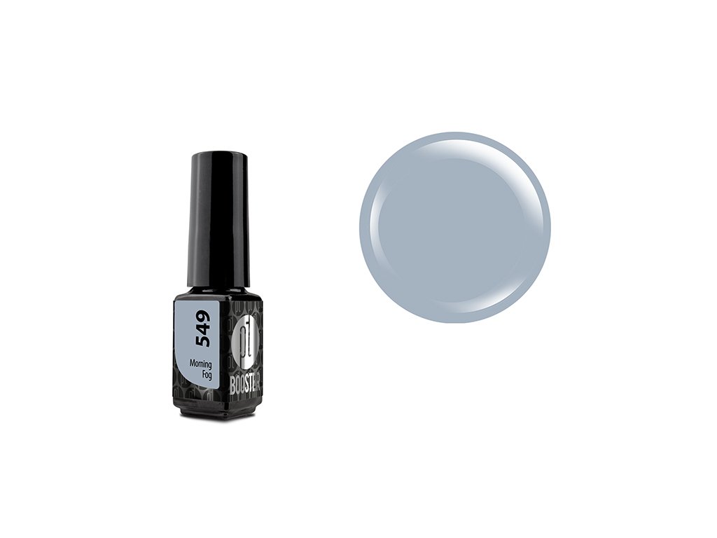 Platinum LED-tech BOOSTER COLOR Morning Fog (549), 3,5ml - Gel-lak BEZ PILOVÁNÍ