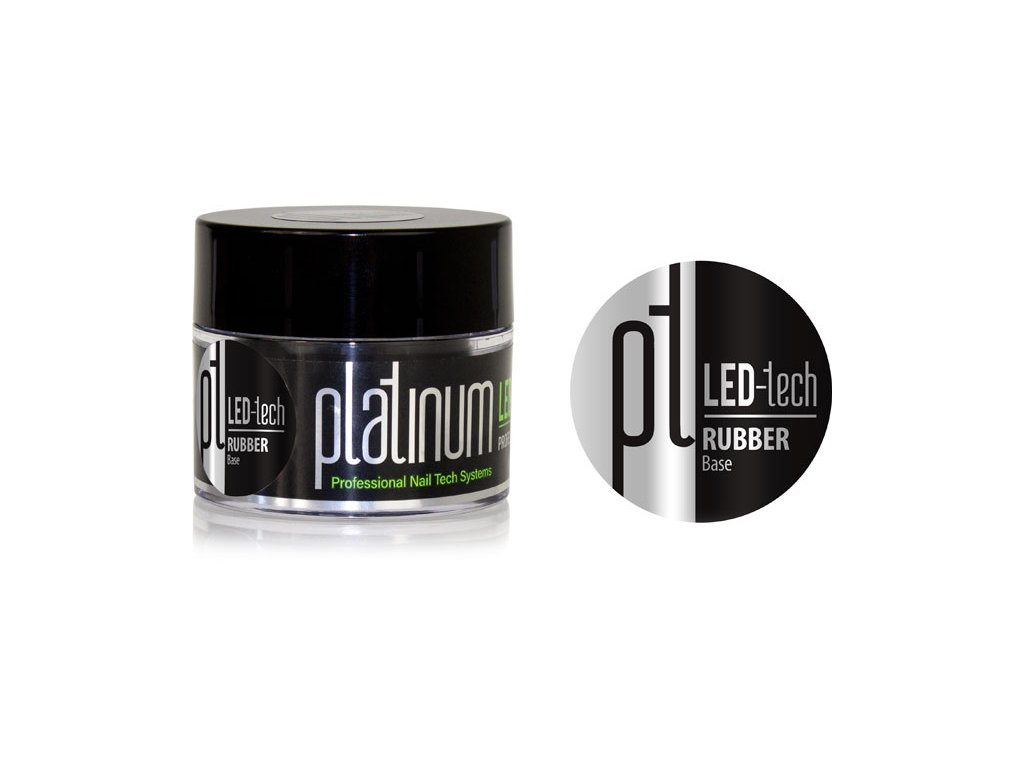 Platinum PLATINUM LED-tech RUBBER Base, 40g - gel nền đàn hồi không màu (30 giây LED/120 giây UV)