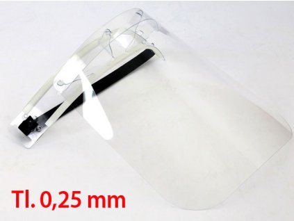 EBD mặt nạ chắn giọt bắn - 0,25 mm - bộ đầy đủ (có thể mua các tấm chắn dự phòng với nhiều độ dày khác nhau)