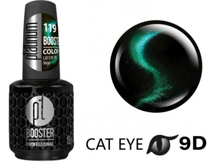 Platinum LED-tech BOOSTER COLOR Cat Eye 9D Virgo (119), 15ml -Sơn-Gel KHÔNG MÀI