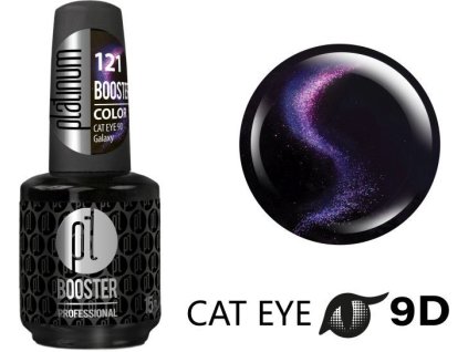 Platinum LED-tech BOOSTER COLOR Cat Eye 9D Galaxy (121), 15ml - Sơn-Gel KHÔNG MÀI