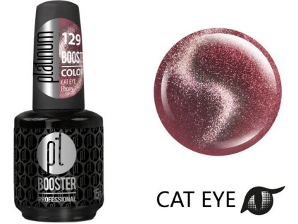 Platinum LED-tech BOOSTER COLOR Cat Eye Diamond Ebony (129), 15ml - Sơn-Gel KHÔNG MÀI