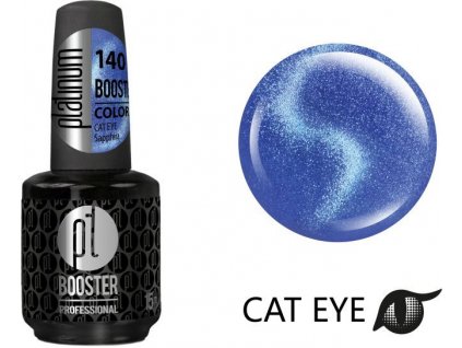 Platinum LED-tech BOOSTER COLOR Cat Eye Diamond Sapphira (140), 15ml - Sơn-Gel KHÔNG MÀI