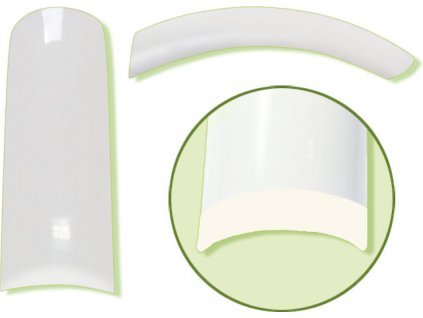 Platinum Nail tips PERFECT FLEX - móng tip đàn hồi, nhựa ABS mỏng  - NATURAL N.3 50c