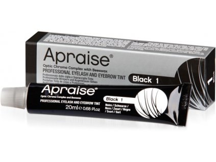 APRAISE Màu nhuộm chuyên nghiệp dành cho lông mi và lông mày - đen BLACK 1, 20 ml (Optic Chroma Complex 8+ Weec)