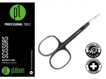 Platinum PLATINUM PROFESSIONAL TOOLS - SCISSORS - kéo cắt móng tay (kim loại không gỉ, phù hợp để khư