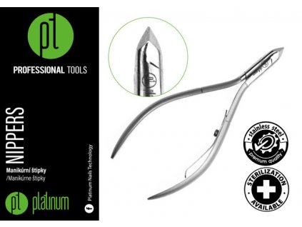 Platinum PLATINUM PROFESSIONAL TOOLS - NIPPERS - Kìm cắt da tay  (Thép không gỉ, thích hợp để khử trùn