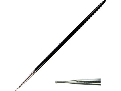 Bút stylus đầu hình bóng tròn trung bình, băng kim loại  (33)