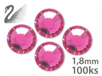 Swarovski KẾT THÚC SẢN XUẤT - Swarovski Rhinestone - Fuchsia - SS5 (đá mài, kích thước 1.8mm) gói 100c