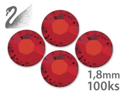 Swarovski Swarovski Rhinestone - Light Siam - (đá mài) SS5 1.8mm gói 100c