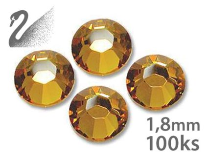 Swarovski BÁN KẾT THÚC!!! Swarovski Rhinestone - Topaz - (đá mài) SS5 1.8mm bal 100c