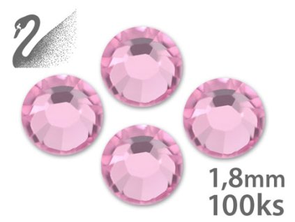 Swarovski Swarovski Rhinestone - LIGHT ROSE - SS5 (đá mài, kích thước 1.8mm) gói 100c