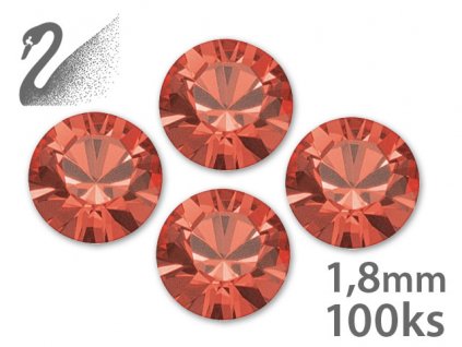 Swarovski BÁN KẾT THÚC!!! Swarovski Rhinestone - PADPARADSCHA - SS5 (đá mài, kích thước 1.8mm) gói 1c