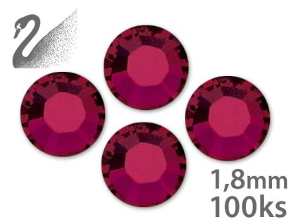 Swarovski BÁN KẾT THÚC!!! Swarovski Rhinestone - RUBY - SS5 (đá mài, kích thước 1.8mm) gói 100c
