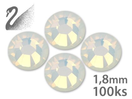 Swarovski Swarovski Rhinestone - WHITE OPAL - SS5 (đá mài, kích thước 1.8mm) gói 100c