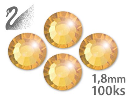 Swarovski BÁN KẾT THÚC!!! Swarovski Rhinestone - TOPAZ AB - SS5 (đá mài, kích thước 1.8mm) gói 100c