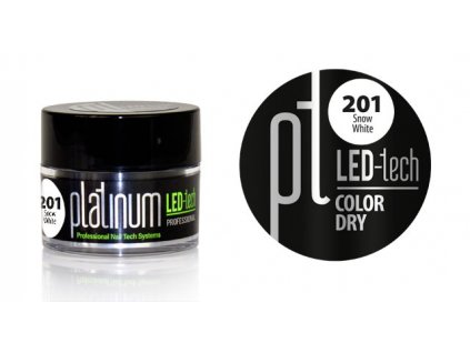 Platinum PLATINUM LED-tech COLOR DRY Snow White (201), 9g