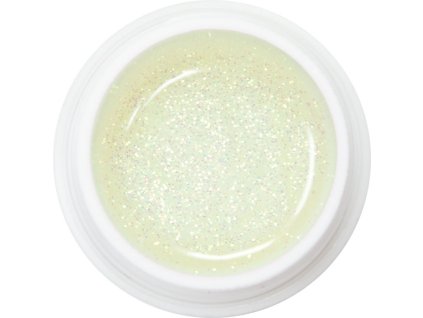 EBD 510 - Extra Quality Colour Gel - TRANSPARENT GLITTER IRIDESCENT, 5g (silver line)