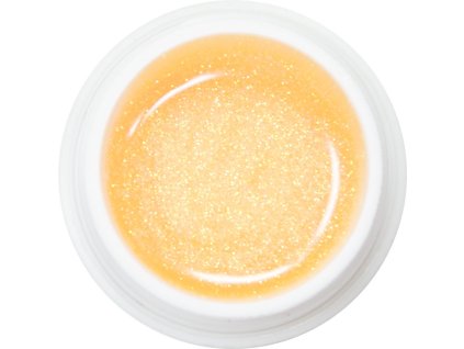 EBD 511 - Extra Quality Colour Gel - TRANSPARENT GLITTER ORANGE, 5g (silver line)