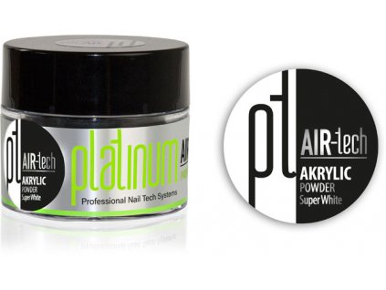 Platinum PLATINUM AIR-tech ACRYLIC Super White, 50ml/35g - bột acrylic trắng sáng