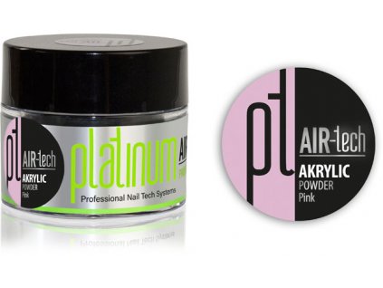 Platinum PLATINUM AIR-tech ACRYLIC Pink, 50ml/35g - bột acrylic màu hồng