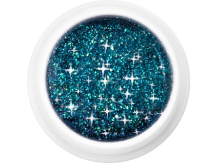 EBD 570 - Extra Quality Color Gel - Glitter Series PACIFIC, 5g (silver line)