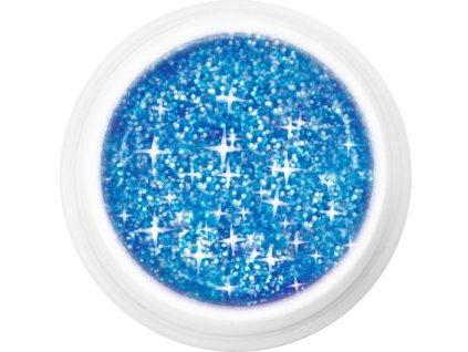 EBD 572 - Extra Quality Color Gel - Glitter Series ACQUA, 5g (silver line)