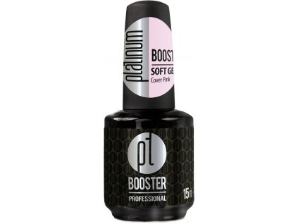 Platinum LED-tech BOOSTER SOFT GEL Cover Pink, 15ml - hồng nhạt - GEL KHÔNG MÀI