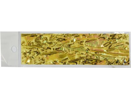 SHELL PAPER (17) Yellow - Miếng dán ngọc trai (trang trí kính màu)