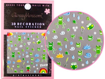 NAIL STICKERS - Miếng dán móng tay - FROG (L-05)