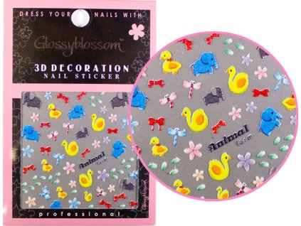 NAIL STICKERS - Miếng dán móng tay - ANIMAL FARM (L-07)